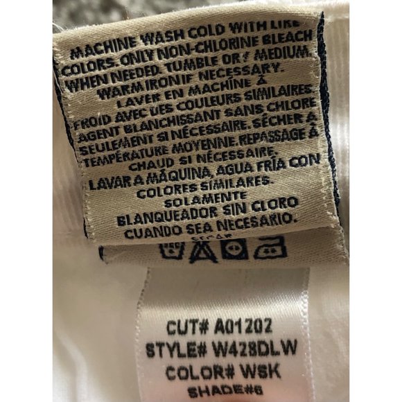 Hudson White Skinny Ankle Jeans - 27 - Picture 9 of 9